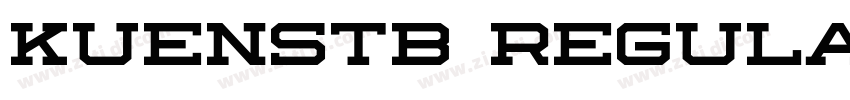 KUENSTB Regular字体转换 KUENSTB Regular字体转换